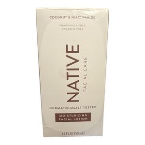Native Facial Care MOISTURIZING LOTION 1.7oz Coconut + Niacinamide NIB 3 pack